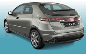 New civic Rear